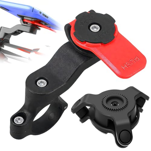 EIHI Porta cellulare moto antivibrazione, Supporto telefono moto anello e