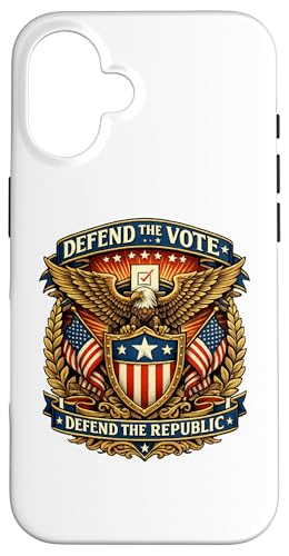 Defend the Vote Republic Eagle Crest �X�}�z�P�[�X iPhone 16 �p