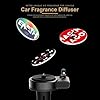 Generic Car Fragrance Diffuser, Record Player Car Air Freshener, Personalised Air Vent Clip, Multicolor, 3 Aromatherapy Sheets #2