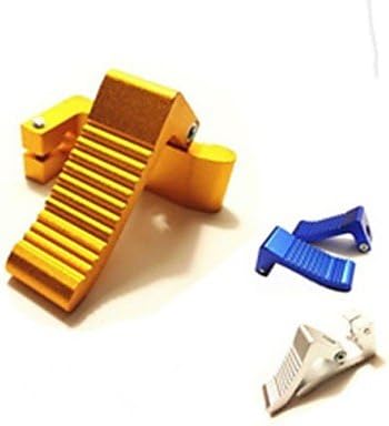 High Performance CNC Foot Pegs Rest For Pocket Bike Gas Scooter Mini Motor 2 Stroke 49cc , Blue