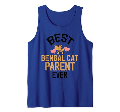 Best Bengal Cat Parent - Cute Bengal Cat Family Camiseta sin Mangas
