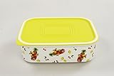 Original Tupperware TUPPERWARE Quadro 500 ml weiß gelb Sommer Vorrat Dose Box Ultimo
