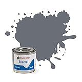 Humbrol Model Enamel Paint No.145 Matt Medium Grey, AA1571