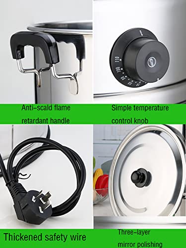 Catering Tea Urn Water Dispenser with Faucet, Electric Catering Urn Hot Boiler, for Brewing/Buffet/Commercial, B, 47L - Image 2