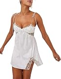 Women’s Sexy Mini Sling Dress Knit Lace Trim Spaghetti Strap Dresses Sleeveless Low Cut Dress Y2k Fa