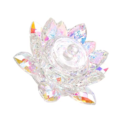 PLAFOPE Lotus Shaped Crystal Nail Cup Large Crystal Manicure Bowl Mini Acrylic Liquid Container Easy to Carry and Store