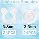 NISENTIA Bettdeckenhalter,24 Paare Bettdecken Clips, Fixierung Bettdecke im Bezug Fixieren, Bettdeckenbezug Klammer, Kunststoff Bettdeckenclips Bettdeckenhalter Gegen Verrutschen Duvet Clips