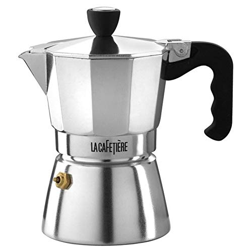 La Cafetiere Classic Polished Espresso Machine 3 Cup