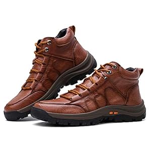 Camfosy Heren Oxfords Winter Warm Kunstleer Bont Gevoerd Casual Wandelen Wandelen Outdoor Chukka Boots