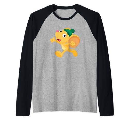 T-shirt baseball raglan Sesame Street fini les hauts inconfortables qui grattent