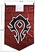 Horde Alliance Badge Banner Flag Orc Emblem Poster (Red)