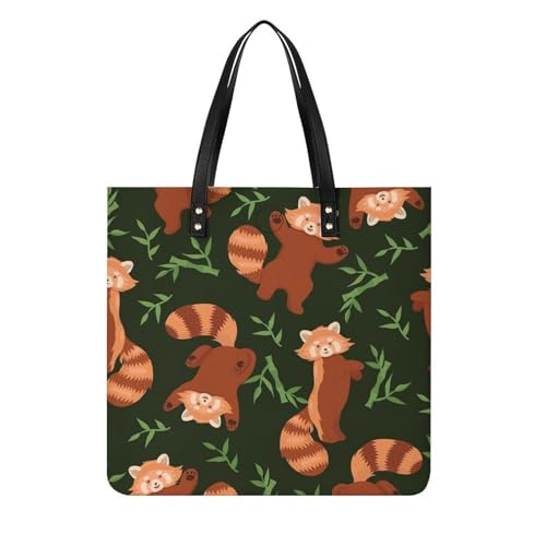 Sac à main shopper ratons laveurs grand tote bag femme pour le voyage