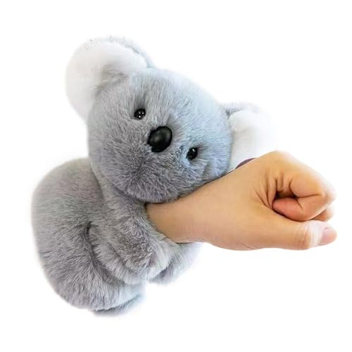 MEZHEN Koala Schnapparmband Kinder Plüschtier Schnapparmbänder Koala Kuscheltier Snap Armband Tiere Plüschtier Klatscharmband Mitbringsel Kindergeburtstag Geburtstag Weihnachten Halloween