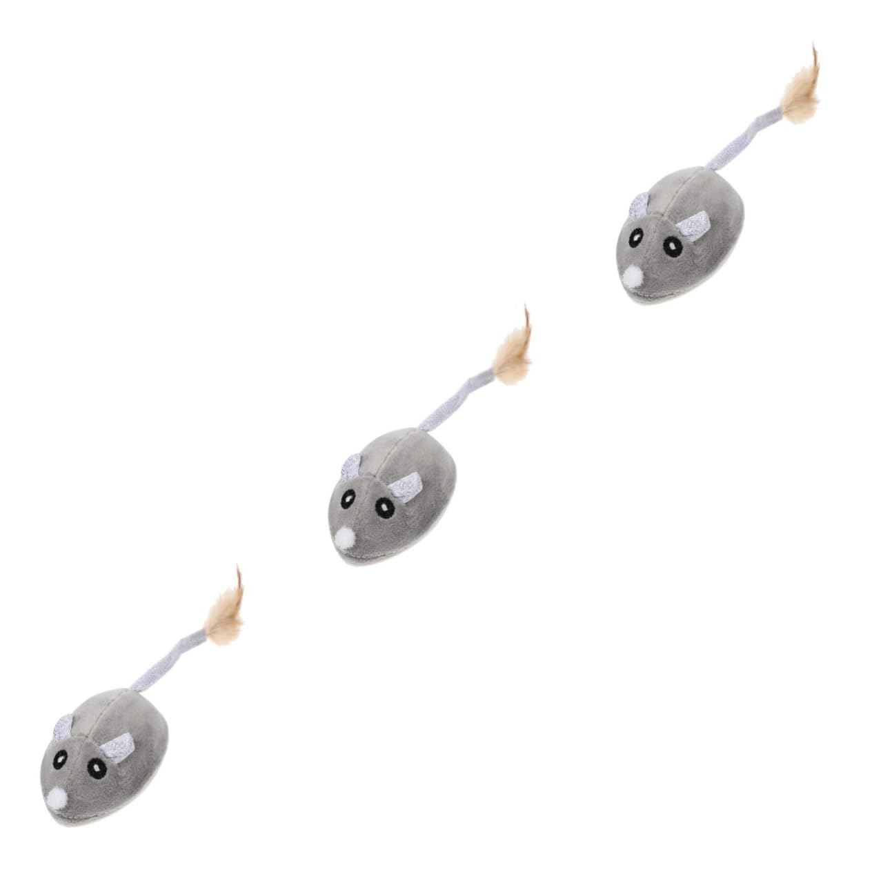 POPETPOP 3pièces Jouet pour Chat Animal avec Herbe à Chat Jouet Électronique Interactif pour Chatons Amusant Et Résistant Stimule Exercice Félin
