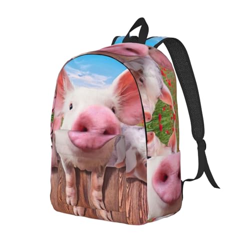 Sac à dos ordinateur cochon mignon EdWal pour soulager vos trajets - 2