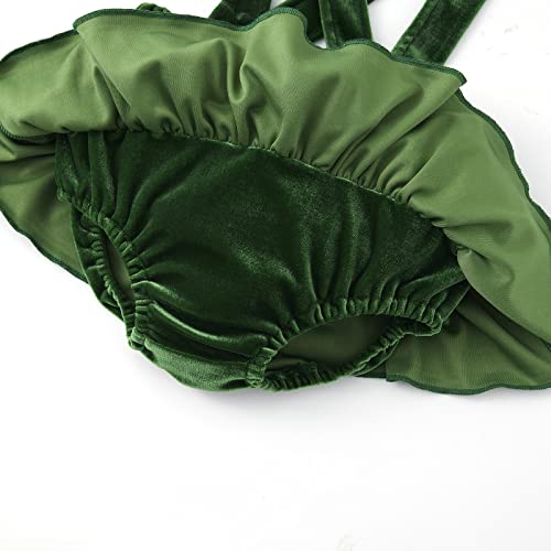 Efinny Newborn Baby Girl Skirt Autumn Winter Velvet Tutu Skirt Outfits Christmas 2Pcs Dress Set With Headband 0-12Months #TOP4
