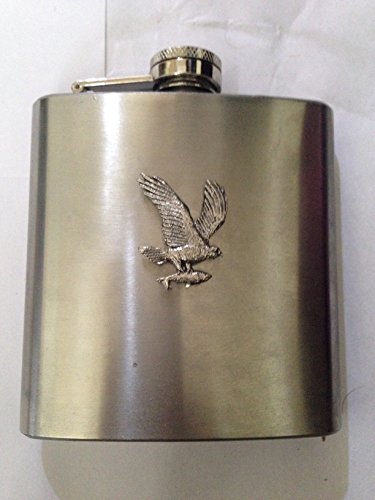Flasque osprey bird pp-b10 en étain anglais emblème acier inoxydable 170ml