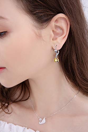 10 Pairs Butterfly Dangle Earrings For Women Fashion- Butterfly Earrings Leverback Earrings For Womens Earrings Set -Cube Crystal Earrings Pack For Teens -Dainty Earrings Cute Earrings For Teen Girls #TOP1