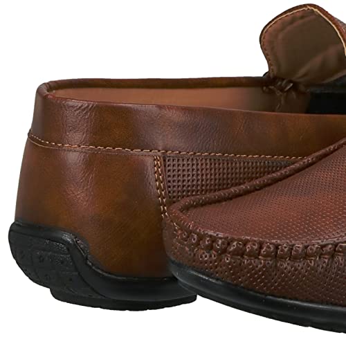 Image of Centrino Casual Loafers for Man | Shoes for Men Stylish | Lightweight Slip-On with Cushioned Insole | Comfortable Moccasin Shoes | Hand-Stitched Mens Loafer Shoes for Travel Office & Weekend Outings (9911)