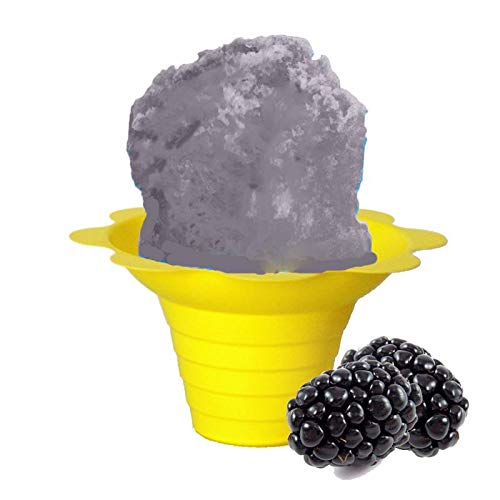 Blackberry Shaved Ice And Snow Cone Unsweetened Flavor Concentrate 4 Fl Oz Size (Makes 1 Gallon Of Syrup With Sugar And Water Added) #TOP6