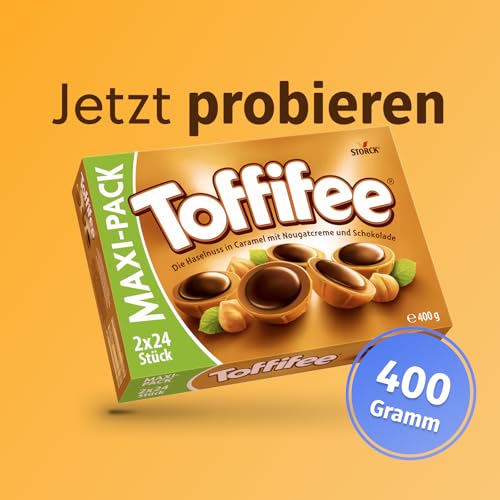 Toffifee – 1 x 400 g Maxi-Pack – Haselnuss in Karamell mit Nougatcreme und Schokolade – ideal zum gemeinsamen Naschen und Teilen 2