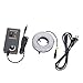 TOMALTIC Adjustable Blue 148 LED Ring Lights 4 Ring Illuminator Lamp for Industrial Microscope Camera Magnifier with Power Adapter