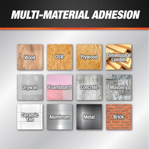 DAP Heavy Duty Construction Adhesive, Off-White, 28 oz miniatura 4