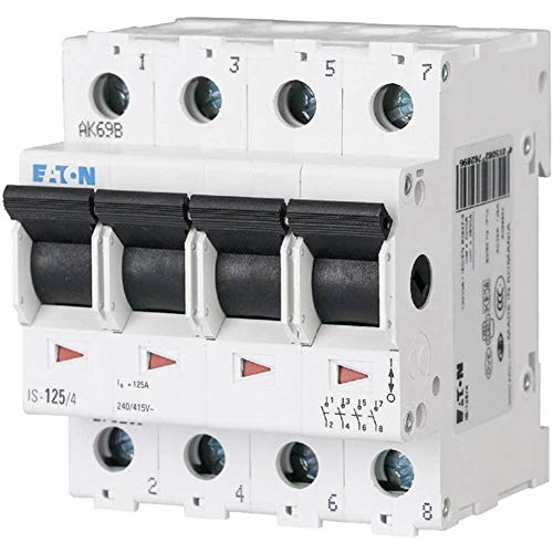 Interrupteur principal 4P Eaton 276265 sectionneur tétrapolaire 400V 25A
