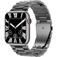 Higgs Cinturini Compatibile con Cinturino Apple Watch 44mm 49mm 45mm 42mm Donna/Uomo, Cinturino...