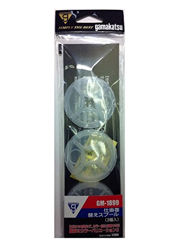 Gamakatsu widgets Makikawa spool (3 Ke input) GM1899 White