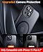 SPIDERCASE Only Designed for iPhone 15 Plus Case, Magnetic [2 Pcs Tempered Glass Screen Protector] [Full Camera Protection] Anti-Fingerprint Anti-Scratch for iPhone 15 Plus 6.7”, Black