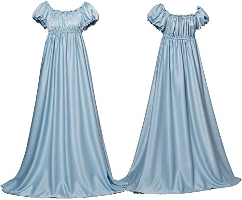 Victoriaanse hoffeestjurk voor dames, middeleeuwse swing, avondkleding, formele outfit, satijnen