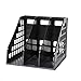Uchwyt na plik 3 Pionowy przedział Clapible Magazine Plece Plece/Desk Organizer dla Organizacji Organizacji Home Office i dokumenty magazynowe półki Organizator na biurko (Color : B)