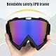 HOTUT Motorradbrille, UV400 Motocross Brille, Mtb Brille Dirt Bike ATV Crossbrille Anti-Scratch, Winddichte Staubdichte Motorradbrillen für Herren Damen Jugend Fit ÜBer Brille