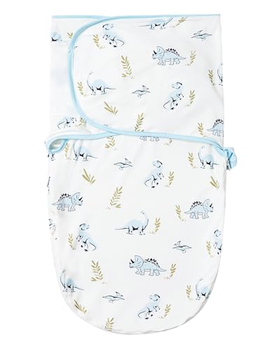 Image of Organic Baby Swaddle Sleep Sacks Newborn Swaddles Blanket Boys Girls Essentials Wearable Wrap, Little Dinosaur, 0-3Months