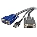 StarTech.com 10 ft Ultra-Thin USB VGA 2-in-1 KVM Cable (SVUSBVGA10)