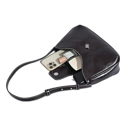 Image of Shoulder Bags for Women Trendy Purse Leather Hobo Handbags Ladies Clutch Purse