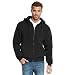 9 Crowns Essentials Mens Full Zip Sherpa Lined Fleece Hoodie Jacket