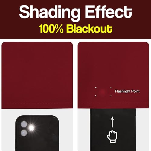 Image of FRESH FROM LOOM Light Block 10 ft Blackout Curtain | 10 ft Door Non-Ring Curtains | S-Wave Pleat | | Non-Ring Curtains | S-Wave Pleat | Door parda | Parde (Maroon | 10 Feet Long, 1Pc Only)