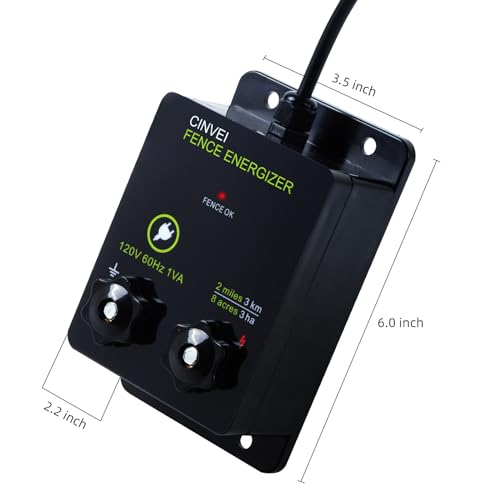Cinvei CV-201 2-Mile Electric Fence Energizer thumb #6