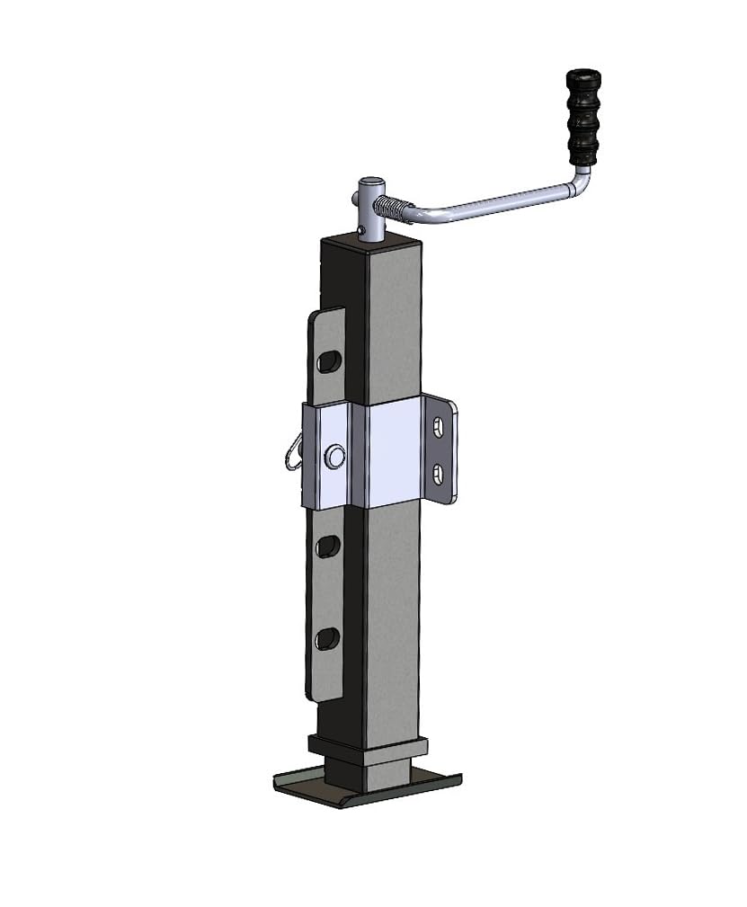Spare Parts Holland Anhängerstütze mit Kurbel, Anhängerstützen Stützfuß Anhänger/Stütze (2000 Kg)
