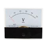 sourcing map Klasse 1,5 DC 0-500V Analogspannung Voltmeter Panelmeter Volt messen 44C2 de