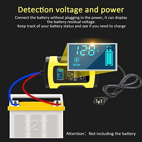Carica Batteria Auto Caricabatterie a impulsi for batteria for auto da moto intelligente intelligente universale 6A 12v Tipo di riparazione Caricabatterie-Batteria automatica Caricabatterie Auto