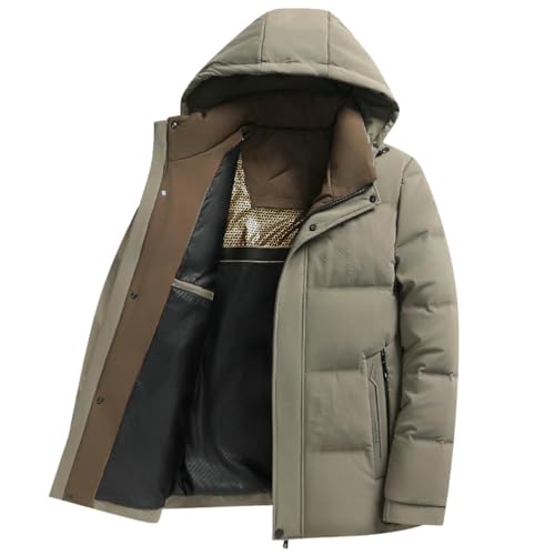 Doudoune à capuche homme casual pour aller au bureau