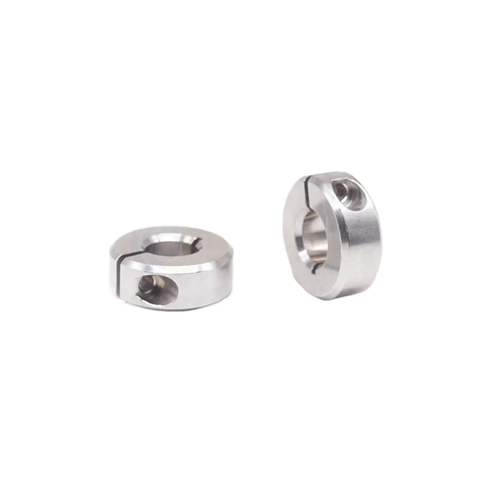 1 pièces Type ouvert anneau fixe roulement de lumière manchon de limite manchon de verrouillage collier d'arbre en aluminium for machines et équipements(30-55-15)