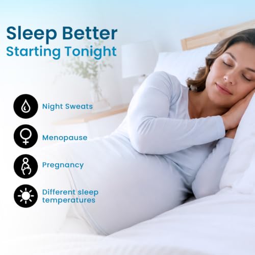 Image of B10 Bed Cooling System Twin - Cooling Mattress Pad for Hot Sleepers | Beat night sweats on a budget - 100% cotton cooling mattress topper and cooling pad for bed, cools 7-12F, 4 speeds & remote.