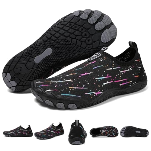 Hike Barefoot Shoes Women Pro Wide Toe Water Footwear Quick Dry Non-Slip Athletic for Beach Pool Aqua Swim Surf Walk