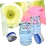 Zerodeko 200pcs Flip for Glass Vials Plastic Aluminum Caps Self-Sealing Bottle Caps for Laboratory Use