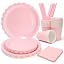 Pink Scalloped