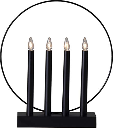 Star Fensterleuchter Glossy, 4 warmwhite LED, Material: Holz, Farbe:...